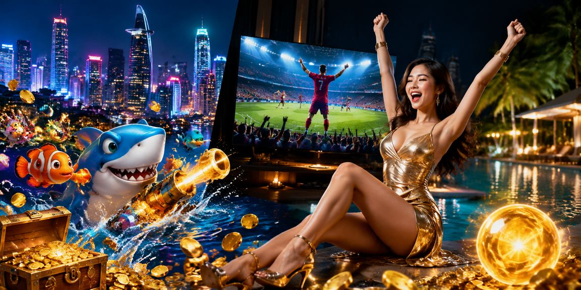 Người chơi tại TP. Hồ Chí Minh đăng nhập trò chơi bắn cá casino dưới ánh đèn neon